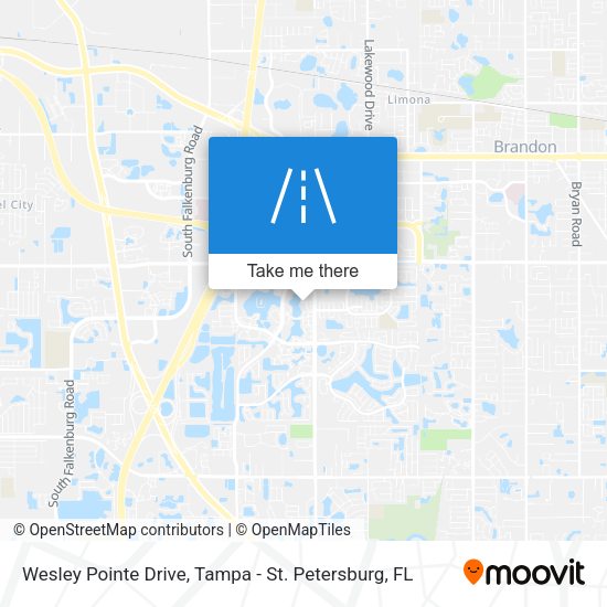 Mapa de Wesley Pointe Drive
