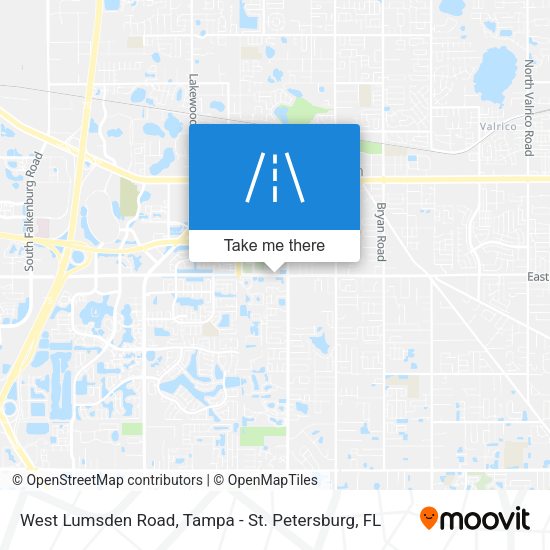 West Lumsden Road map