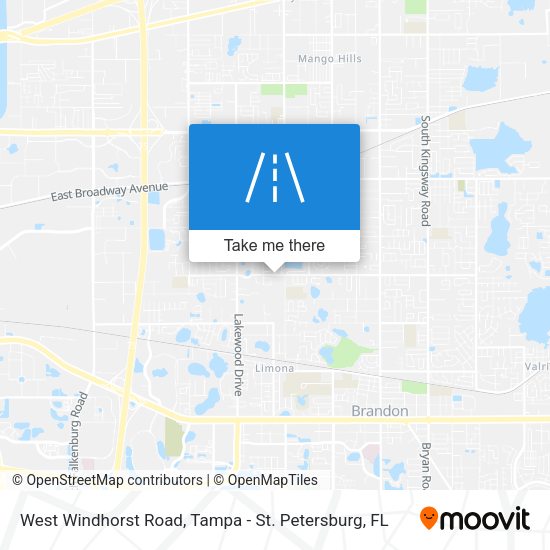 West Windhorst Road map