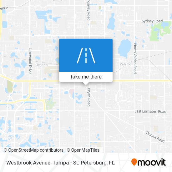 Westbrook Avenue map
