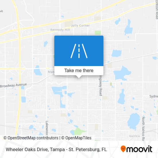 Mapa de Wheeler Oaks Drive