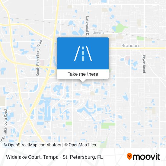 Widelake Court map