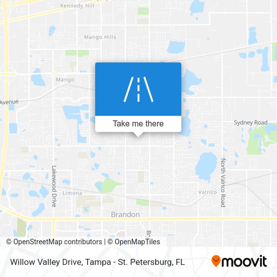 Willow Valley Drive map