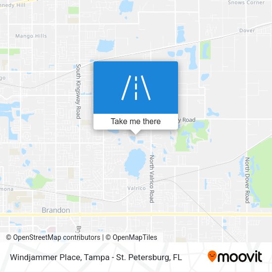 Mapa de Windjammer Place