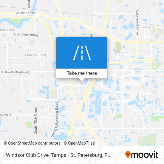 Mapa de Windsor Club Drive