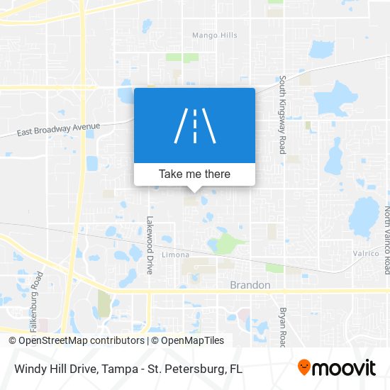 Windy Hill Drive map