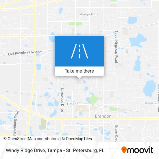 Windy Ridge Drive map