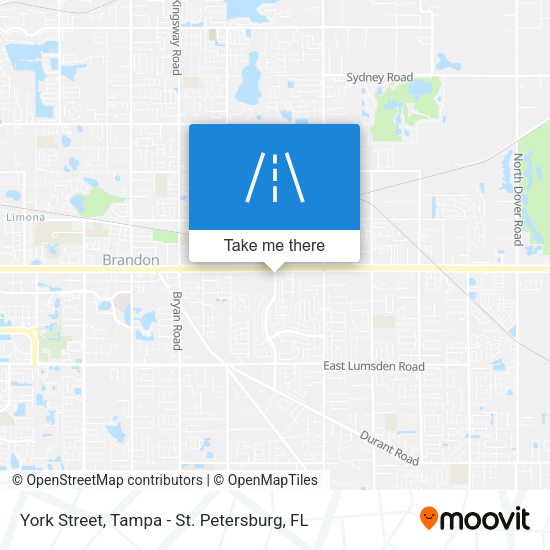 York Street map
