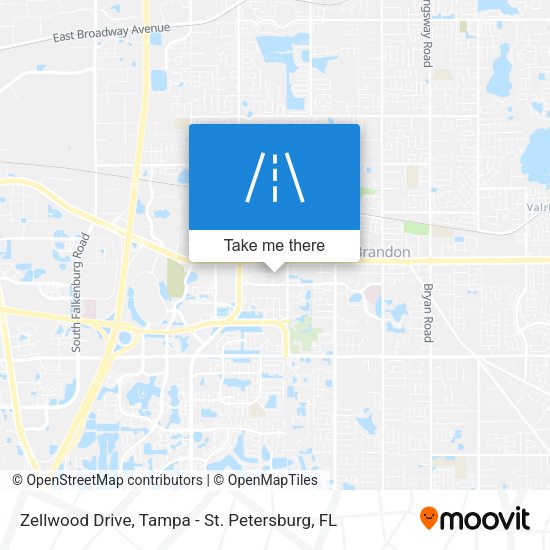 Zellwood Drive map