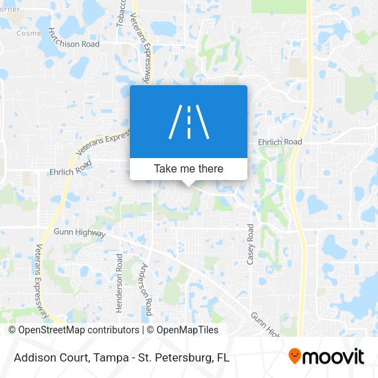 Addison Court map