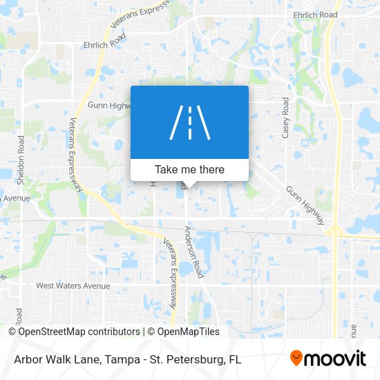 Mapa de Arbor Walk Lane