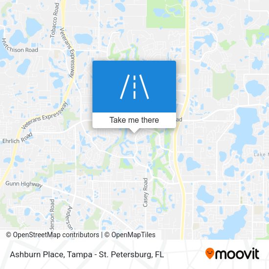 Ashburn Place map