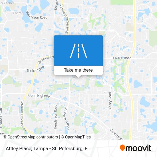 Attley Place map