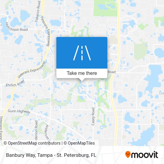 Banbury Way map