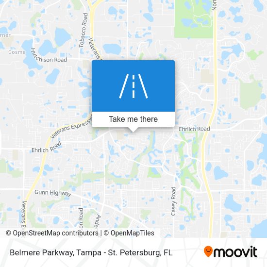 Belmere Parkway map
