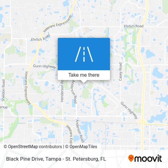 Black Pine Drive map