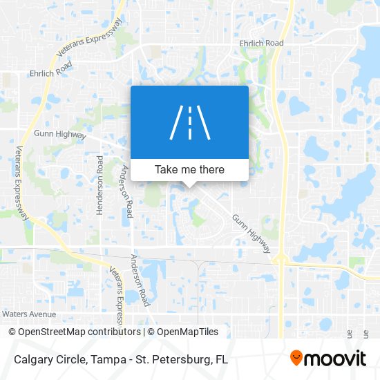 Calgary Circle map