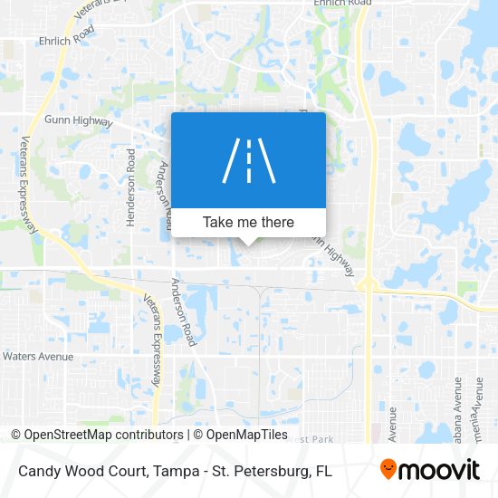 Candy Wood Court map