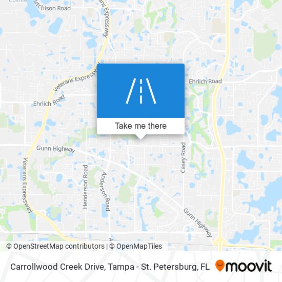 Carrollwood Creek Drive map