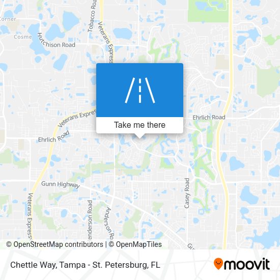 Chettle Way map