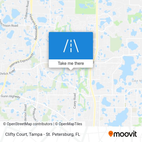 Mapa de Clifty Court