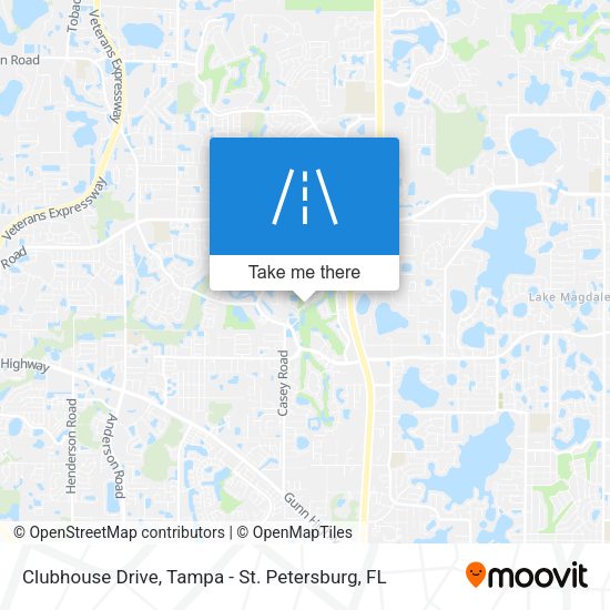 Clubhouse Drive map