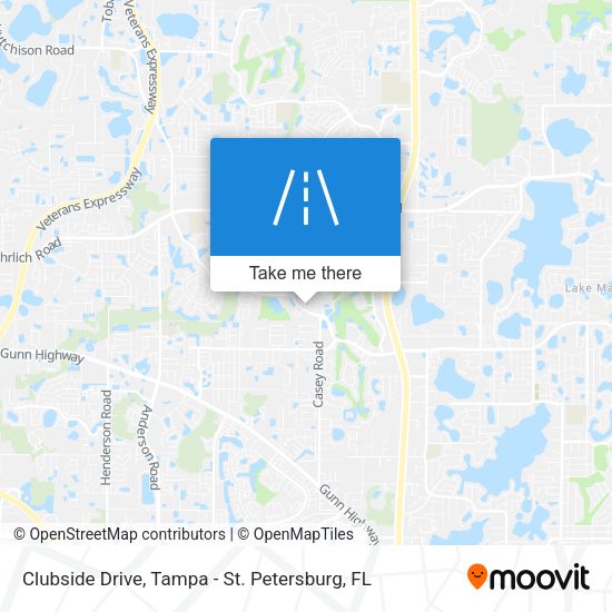 Mapa de Clubside Drive