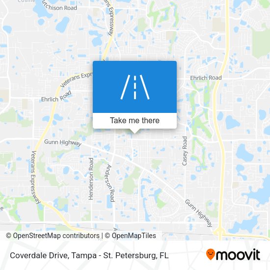Coverdale Drive map
