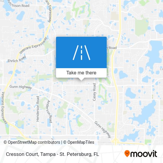 Mapa de Cresson Court