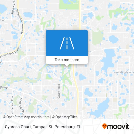 Mapa de Cypress Court