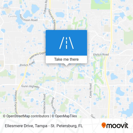 Ellesmere Drive map