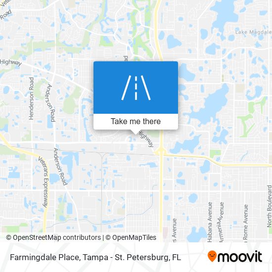 Mapa de Farmingdale Place