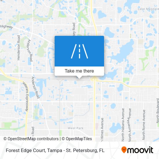 Mapa de Forest Edge Court