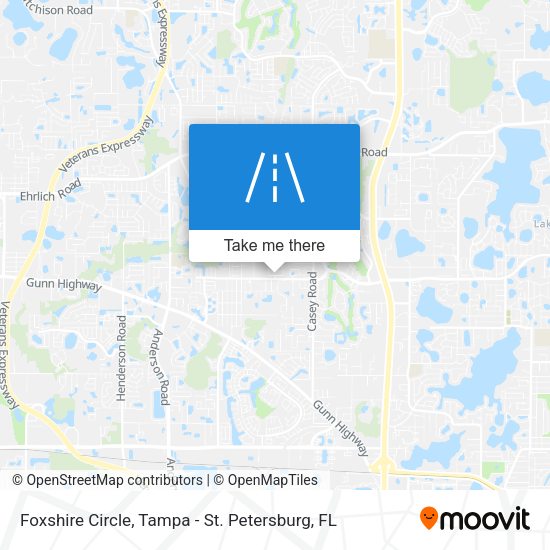 Mapa de Foxshire Circle