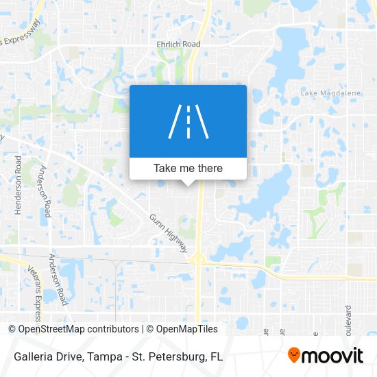 Galleria Drive map