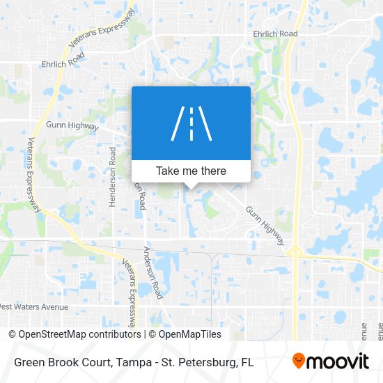 Green Brook Court map