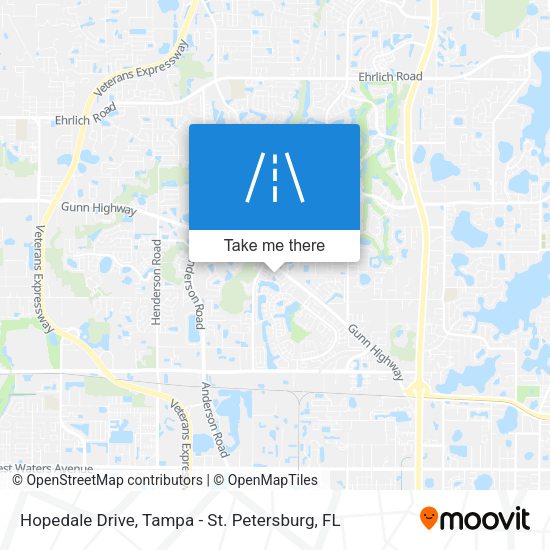 Hopedale Drive map