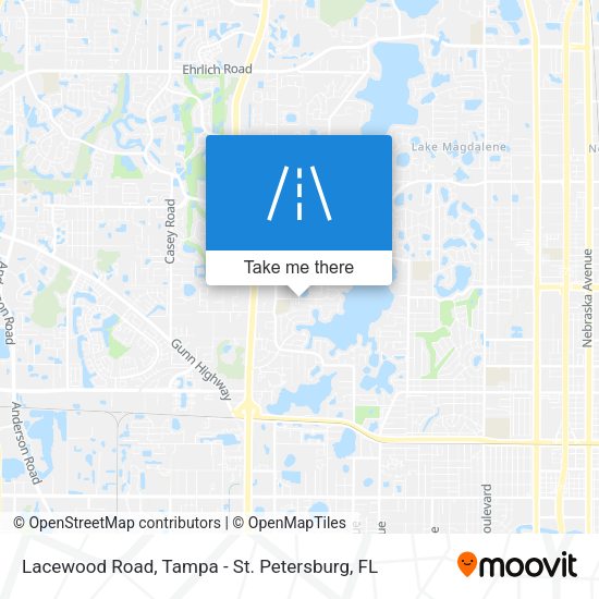 Mapa de Lacewood Road