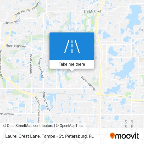 Laurel Crest Lane map