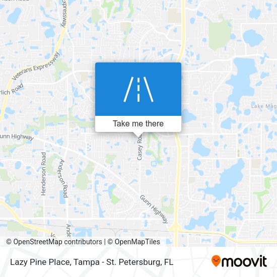 Mapa de Lazy Pine Place