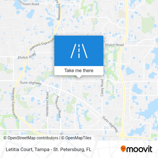 Letitia Court map