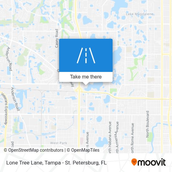 Lone Tree Lane map