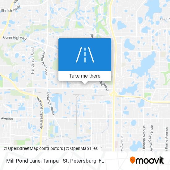 Mill Pond Lane map