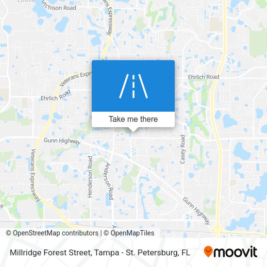 Millridge Forest Street map