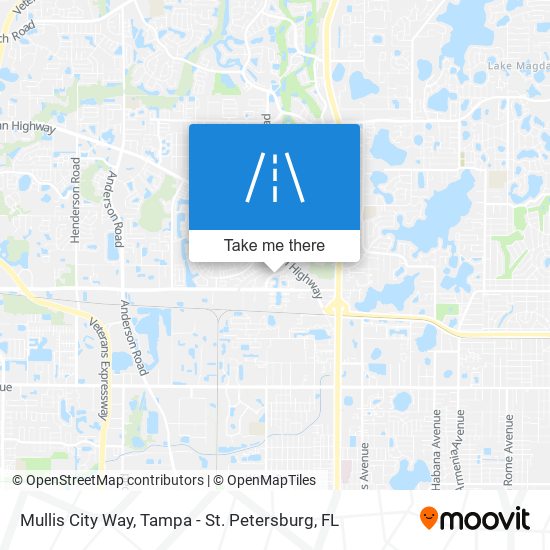 Mullis City Way map