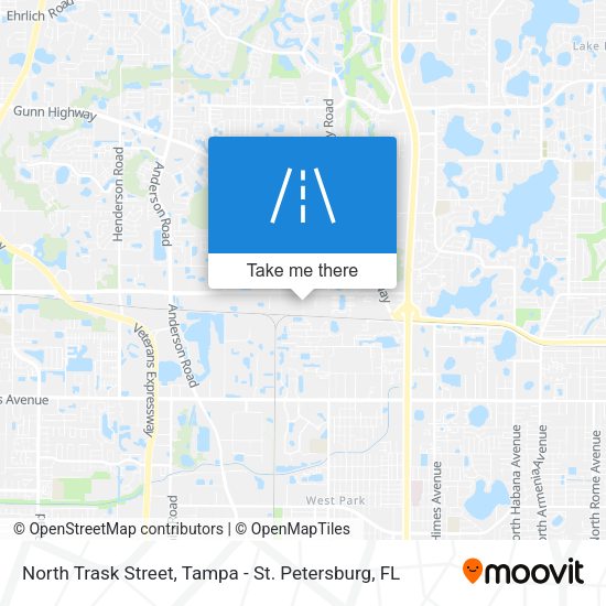Mapa de North Trask Street