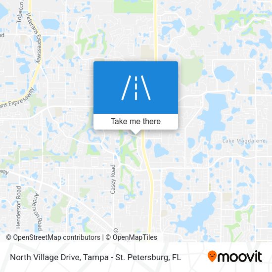 North Village Drive map