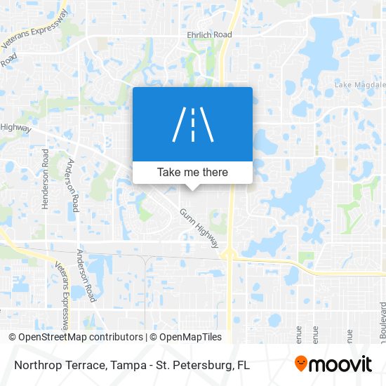 Northrop Terrace map