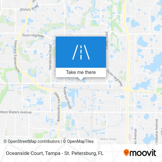 Mapa de Oceanside Court