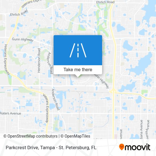 Mapa de Parkcrest Drive